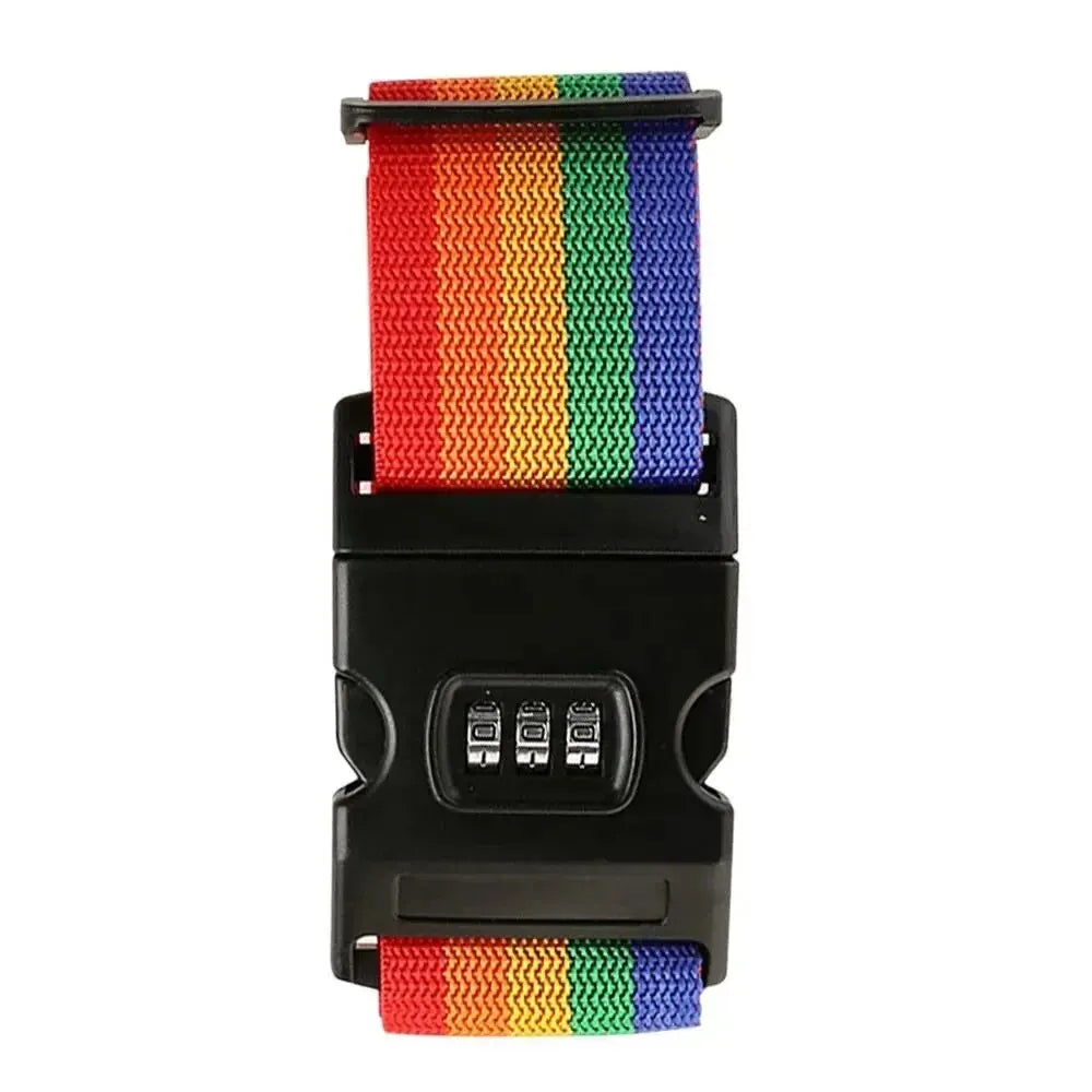 Adjustable Luggage Belt Elastic Suitcase Security Strap for Travel & Carry-On