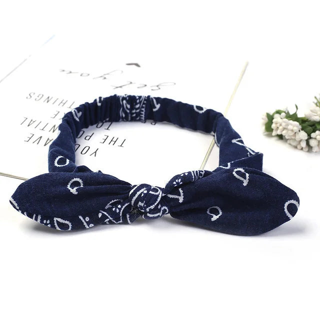 Boho Cross Knot Elastic Headband for Women