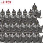 Medieval Movie Knights Building Blocks toys Lord Ring Figure Bricks Toy Christmas birthday gifts