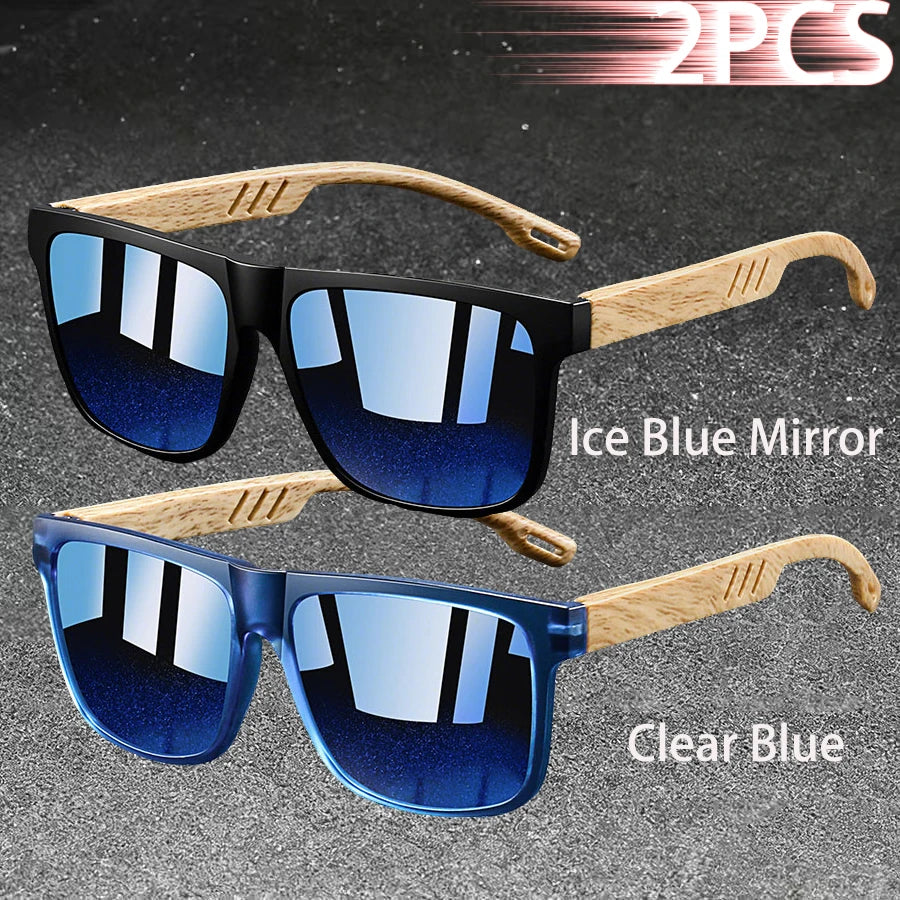 Vintage Square Polarized UV400 Sunglasses for Men & Women