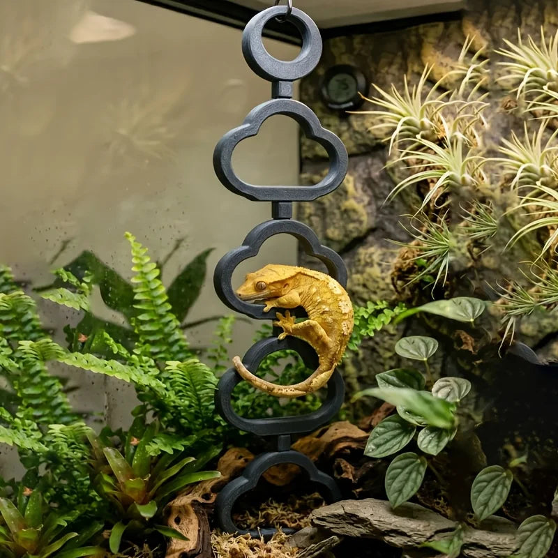 Reptile Climbing Ladder Terrarium Decor Anti-slip Gecko Climbing Frame Hide Rest Platform For Crested Gecko  Reptile Tank