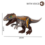 Jurassic Raptor Building Blocks Mini Dinosaur Construction Toy Set
