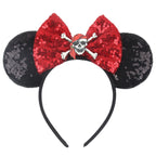 Sequin Mouse Ears Bow Headband for Women & Girls