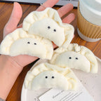 Soft Plush Dumpling Keychain Cute Food Bag Charm