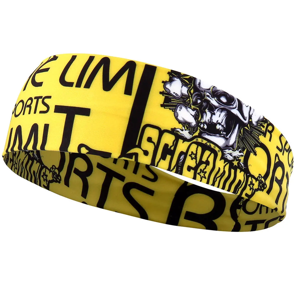 Gothic Skull Sports Sweatband Headband for Men & Women