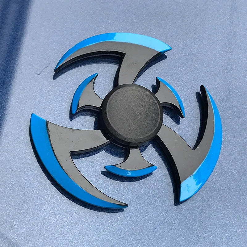 Anime Metal Fidget Spinner Zinc Alloy Silent Stress Relief Toy