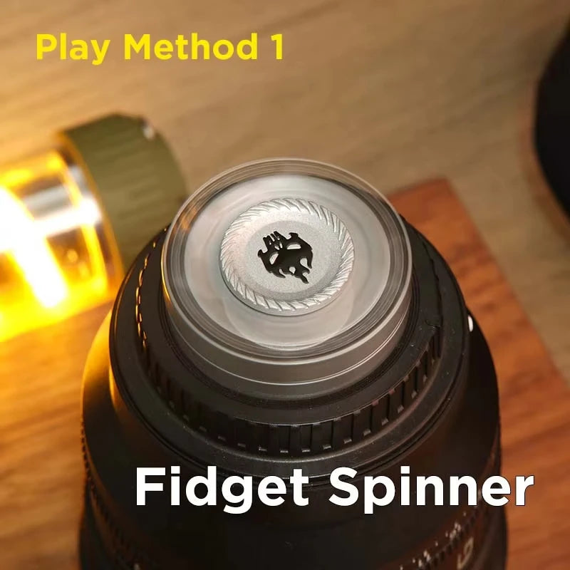 3-in-1 Skeleton Fidget Spinner Metal EDC Stress Relief Toy
