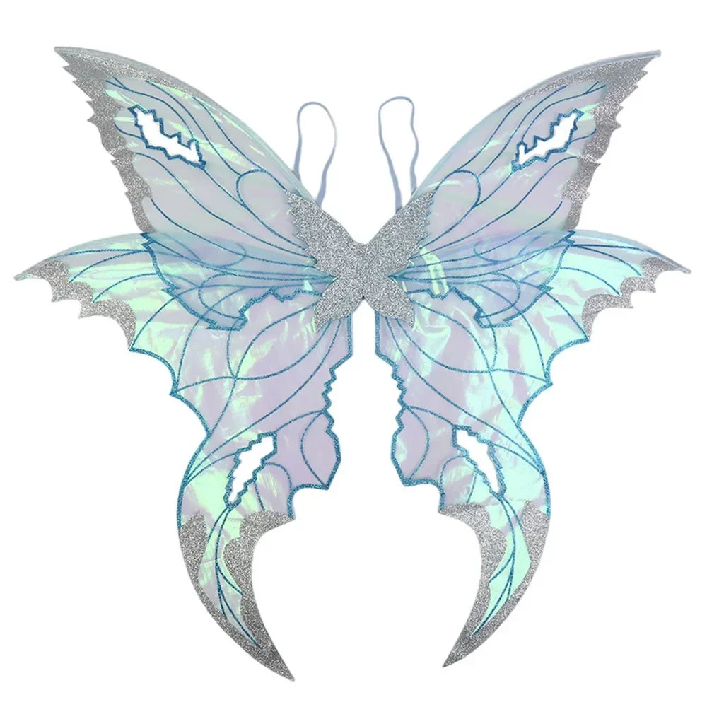 1PC Adults Fairy Wings Girls Sparkling Angel Wings Butterfly Costume Wings Halloween Costume Dress up Party Favor Christmas Gift