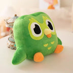 Kawaii Green Owl Plush Toy – Soft Cartoon Stuffed Animal