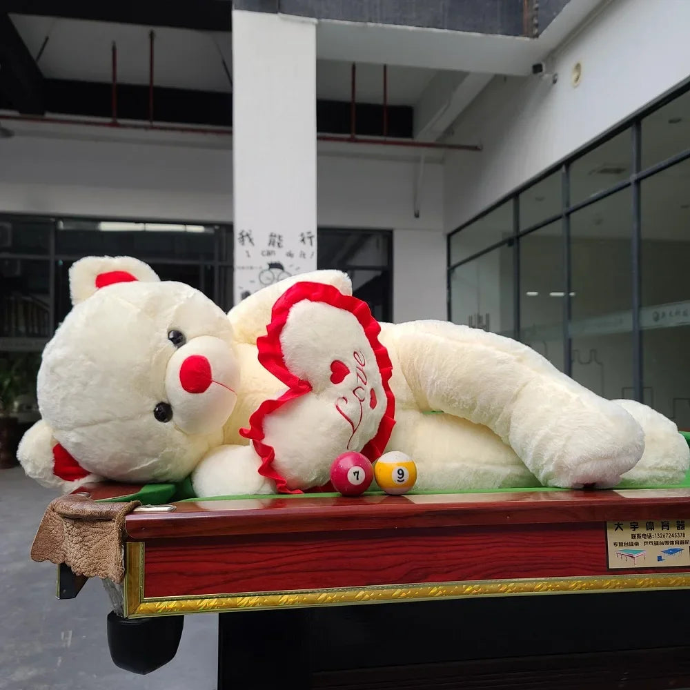 Birthday Gift 80/100Cm Big LOVE Plush Toy Bear Giant Stuffed Animals Kawaii Large Soft Pillow Dolls Grilfriend Girls Wife Room