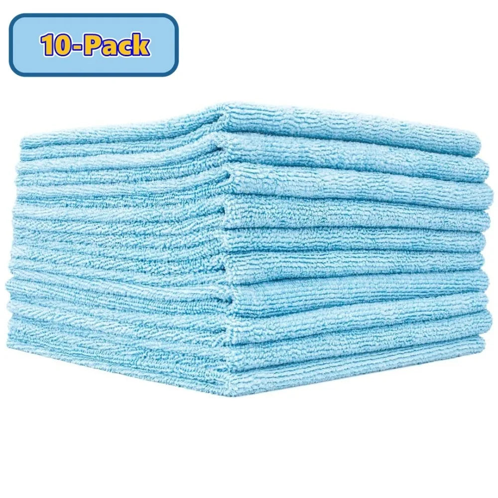 10pcs car cleaning towels, multi-purpose car detailing wipes, car drying cloths