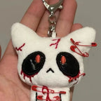 Halloween Horror Plush Keychain Creepy Monster Bag Charm Gift