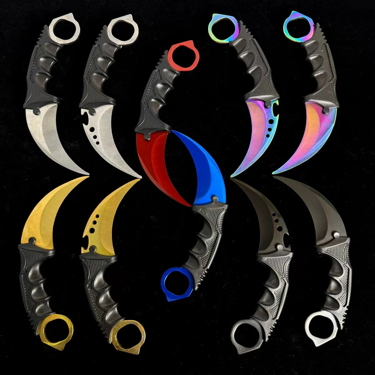 CS Karambit Toy – Safe Cosplay Claw Knife with Plastic Sheath