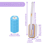 18/36Pcs Disposable Toilet Brush Wall Mounted Toilet Brush with Replacement Head Cleaning Set Home Bathroom WC Accessories