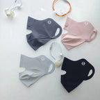 Breathable Ice Silk Face Mask Anti UV Washable Dustproof Sun Protection Mask