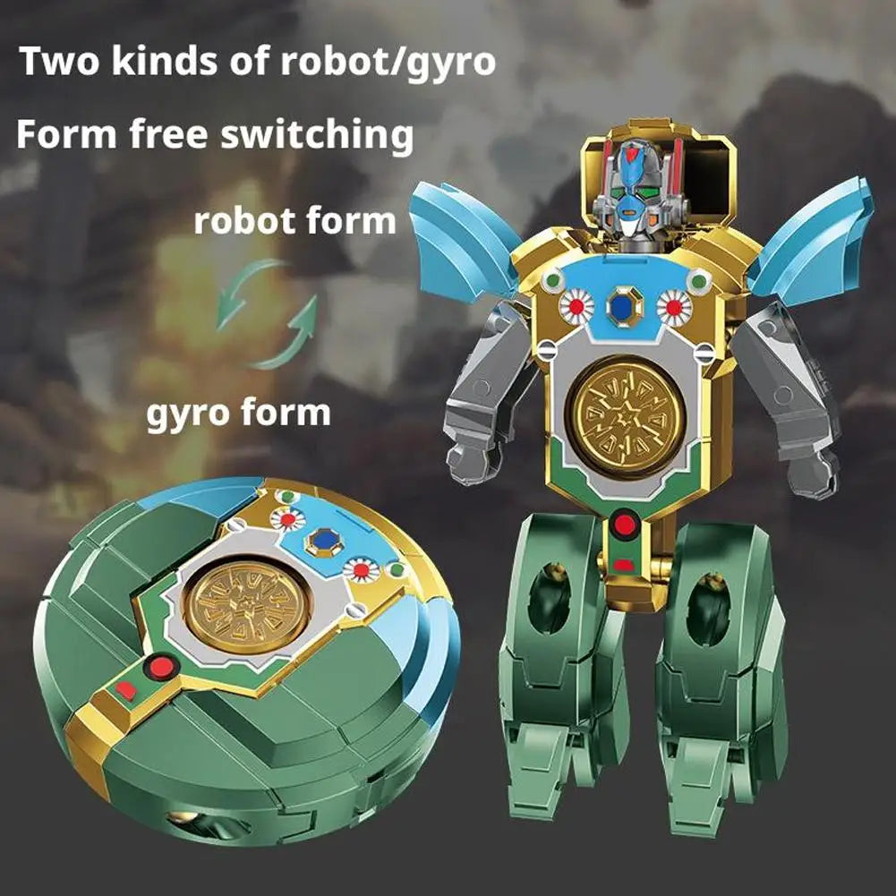 Creative Robot Transforming Fidget Spinner Stress Relief Toy