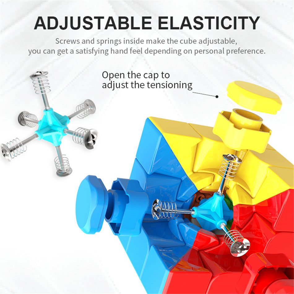 MoYu Meilong 3x3 Stickerless Speed Magic Cube Puzzle Toy