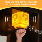 LED Question Mark Brick Night Light With Music USB Charging Desk Lamp Light Birthday X-mas Gifts Creativity Interesting Friend