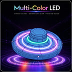 Magic Flying Helicopter Spinner Fingertip Upgrade Flight Gyro Fly Orb Hover Ball Mini Drone LED Light Luminous Toy Kids Gift Fun