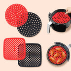 Reusable Air Fryer Silicone Mat – Non Stick Cooking & Baking Liner