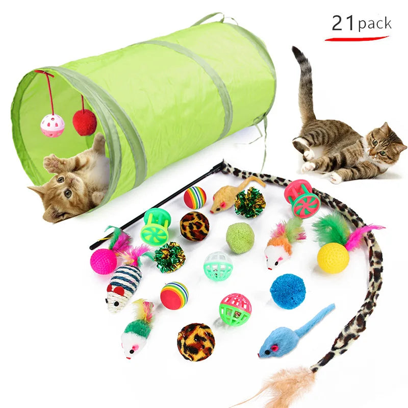 Kitten Toy Variety Pack for Interactive Indoor Cat Play Fun