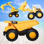 Medium Engineering Vehicle Set – Excavator, Bulldozer & Construction Truck Toys