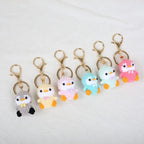 Mini Penguin Crochet Keychain Cute Animal Bag Charm