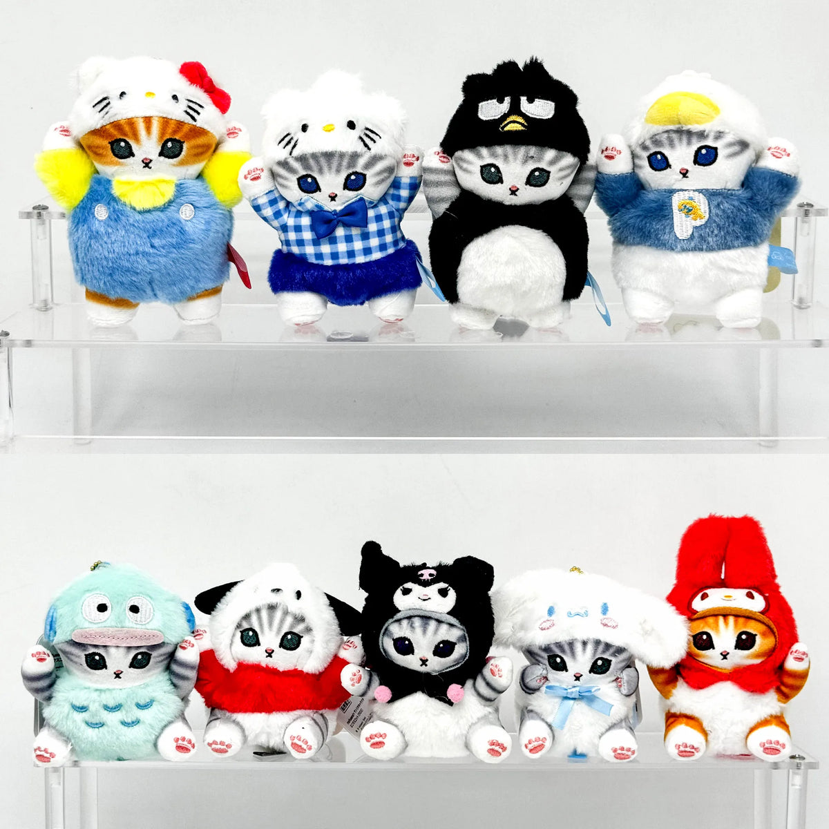 Kawaii Mofusand Sanrio Plush Keychain Anime Bag Charm