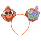 2026 Festival Party Cosplay Mouse Ears Headband 3.3" Ears Glitter Hairband For Boys Girls DIY Cartoon Hair Accessories