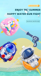 Kids Backpack Water Gun for Summer Beach Pool Outdoor Fun Toy