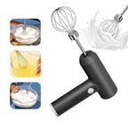 Wireless Electric Food Mixer with 3-Speed Portable Hand Mixer