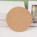 10PCS Cup Mat Natural Round Wooden Pad Durable Non-Slip Cork Coaster Tea Coffee Mug Drinks Holder for Table Decor DIY Tableware