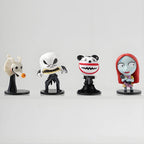 8pcs/set The Nightmare Sally Jack Skellington Christmas Action Figure Vinyl Figurine Halloween Gift Collection Toys