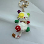 Small Cat Crochet Keychain Cute Kitten Bag Charm