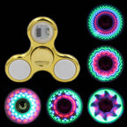 Creative LED Light Fidget Spinner Glow Fingertip Stress Relief Toy