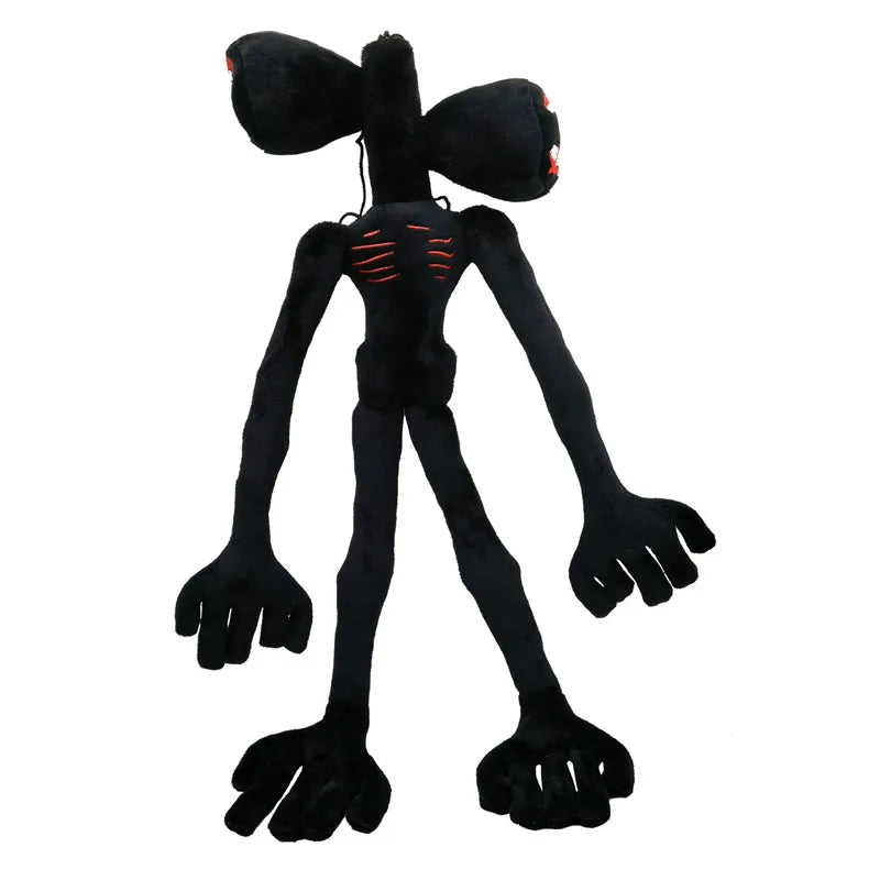 Anime Siren Head Plush Doll Toys Scary Black White Red Sirenhead Cat Peanut Soft Cartoon Stuffed Figure   Children Gifts