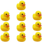 Mini Rubber Duck Bath Toy Set – 10pcs Squeaky Floating Ducks