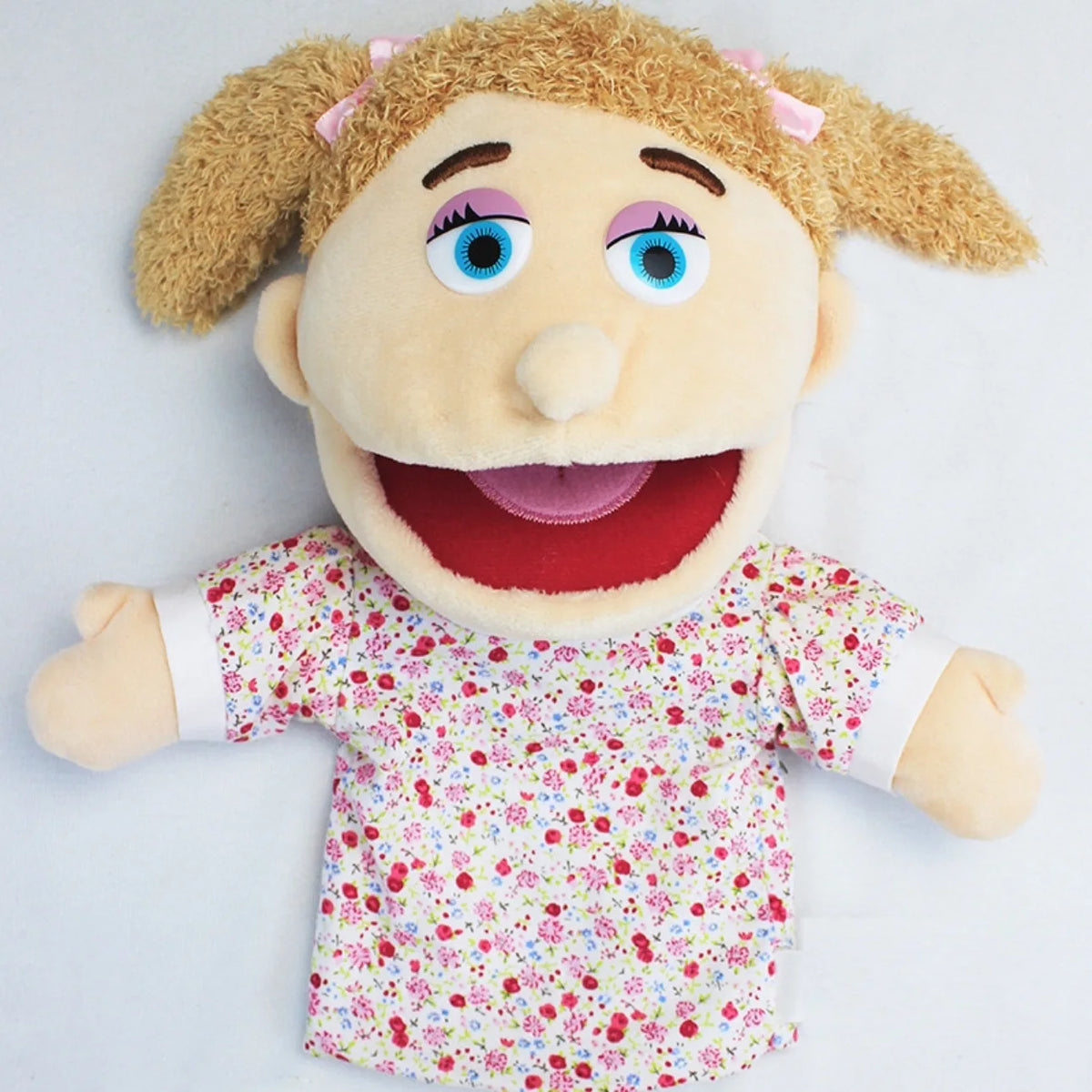 Family Hand Puppet Dolls – Plush Educational Role Play Toy