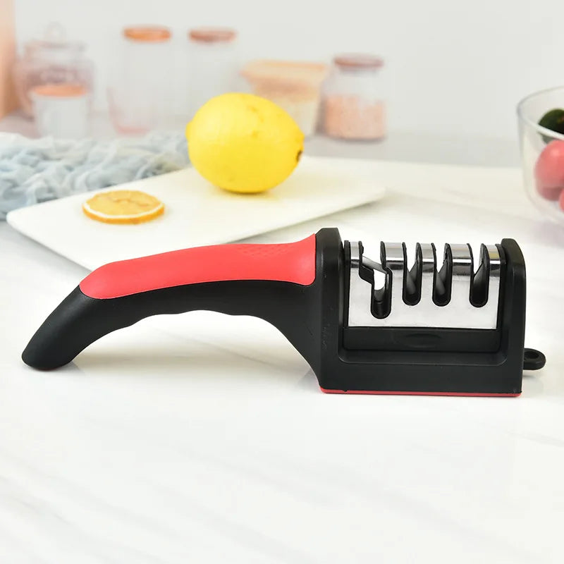 Knife Sharpener – Multi Functional Handheld Kitchen Sharpening Tool