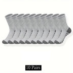 10/20/30 Pairs Men's Classic Crew Socks Unisex Sports Socks for Men Running Basketball Anti-slip Outdoor Breathable Man Socks