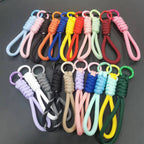 Paracord Braided Keychain Wrist Lanyard for Outdoor Everyday Carry