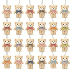 30/20/10pcs Mini Teddy Bears Tiny Soft Stuffed Teddy Bear Doll Plush Bears Bulk for Birthday Party Decor Favors Bag Keychain