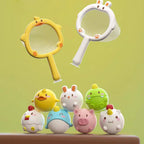 Baby Cute Animals Bath Toy LED Light Up Toys Swimming Water Soft Rubber Float Induction Luminous Duck for Kids Play Funny Gifts