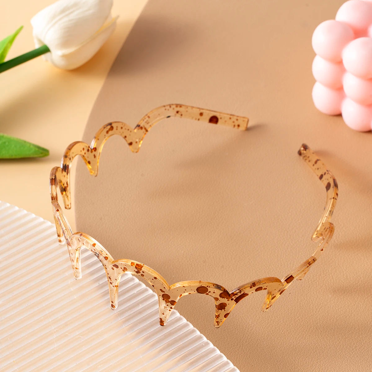 Korean U Shape Non-Slip Hair Comb Headband for Women