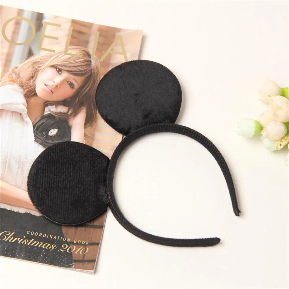 Mouse Ears Sequin Bow Headband for Kids & Moms