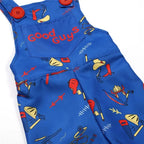 3-12Y Chucky Costume Halloween Horror Outfit Printed Letter Overalls Child Cosplay Dress Up Give The Gift of Scar Stickers