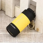 Led micro pocket flashlight portable USB rechargeable keychain flashlight waterproof home Outdoor Hiking Camping flashlight