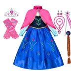 Girls Princess Costume Dress – Disney Inspired Cinderella, Snow White & Rapunzel