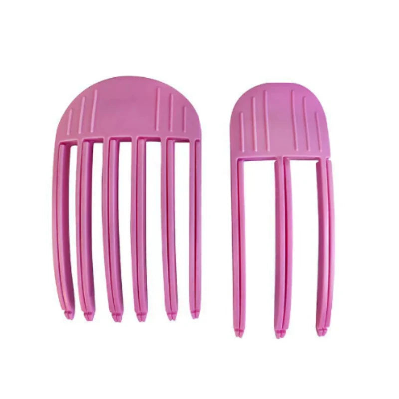 1/2 natural fluffy hairpins non-heat hairpins DIY hair style fluffy tools hair root clips curling fixed shape clips hairpins set