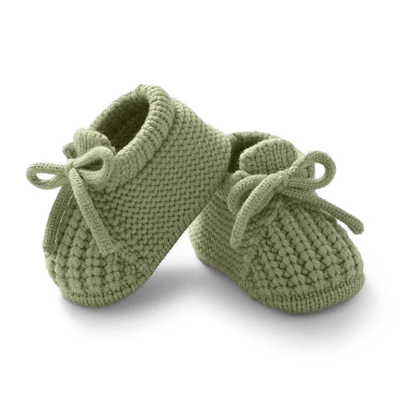 Baby Shoes Knitted Newborn Bed Footwear 0-18M Warm Clothing Accessories Infant Boys Girls First Boots Fashion Solid Toddler Kid